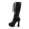 Pleaser - ELECTRA2020 Kniehoge laarzen - Zwart Product image